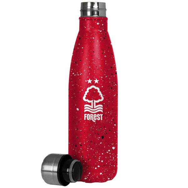 TM-07303-Nottingham-Forest-FC-Paint-Splatter-Thermal-Flask-1 Official Nottingham Forest FC Paint Splatter Thermal Flask