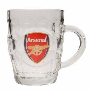 Official Arsenal FC Dimple Glass Tankard