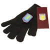TM-07309-Aston-Villa-FC-Knitted-Gloves-Junior-2 Official Aston Villa FC Knitted Gloves Junior