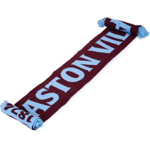 TM-07313-Aston-Villa-FC-Nero-Scarf Official Aston Villa FC Nero Scarf