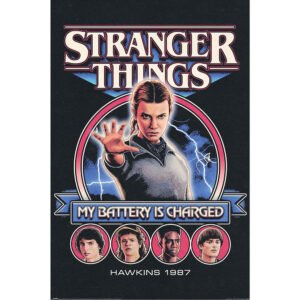 Official Stranger Things 5 Poster My Battery Is Charged 46