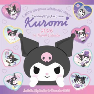 Official Kuromi Square Calendar 2026