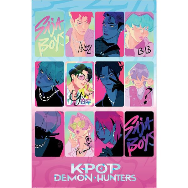 TM-07352-K-POP-Demon-Hunters-Saja-Boys-Poster-52 Official K-POP Demon Hunters Saja Boys Poster 52