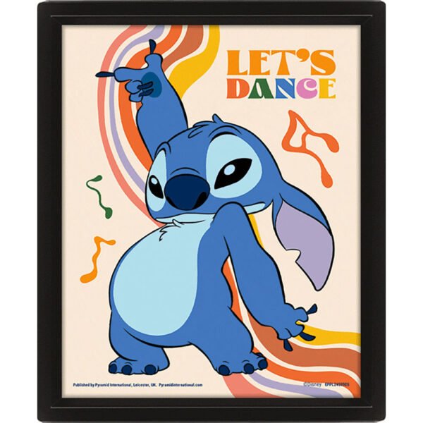 Official Lilo & Stitch Let's Dance Framed 3D Picture