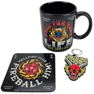 TM-07361-Stranger-Things-Hellfire-Club-Mug-Coaster-Set Official Stranger Things Hellfire Club Mug & Coaster Set