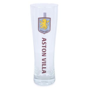 TM-07370-Aston-Villa-FC-Tall-Beer-Glass Official Aston Villa FC Tall Beer Glass