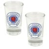 Official Rangers FC 2pk Shot Glass Set