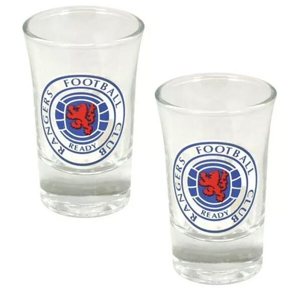Official Rangers FC 2pk Shot Glass Set