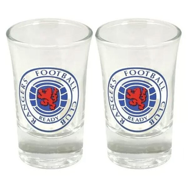 Official Rangers FC 2pk Shot Glass Set