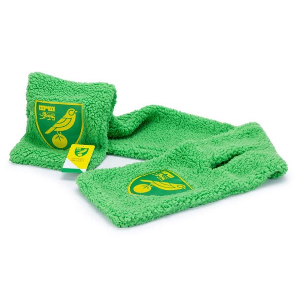 TM-07388-Norwich-City-FC-Sherpa-Scarf-3 Official Norwich City FC Sherpa Scarf