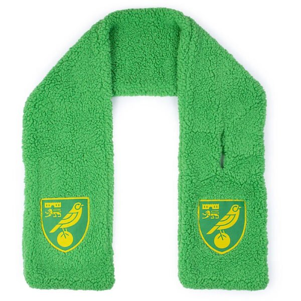 TM-07388-Norwich-City-FC-Sherpa-Scarf Official Norwich City FC Sherpa Scarf