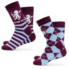 TM-07389-Aston-Villa-FC-Twin-Pack-Dress-Socks Official Aston Villa FC Twin Pack Dress Socks 7-11