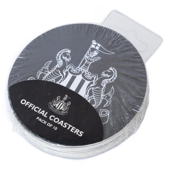 TM-07399-Newcastle-United-FC-10pk-Beer-Mat-Set-3 Official Newcastle United FC 10pk Beer Mat Set
