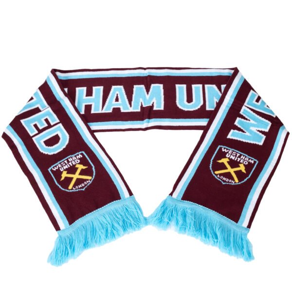 TM-07407-West-Ham-United-FC-Crest-Scarf-1 Official West Ham United FC Crest Scarf