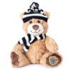 TM-07408-Newcastle-United-FC-Hat-Scarf-Charlie-Bear Official Newcastle United FC Hat & Scarf Bear