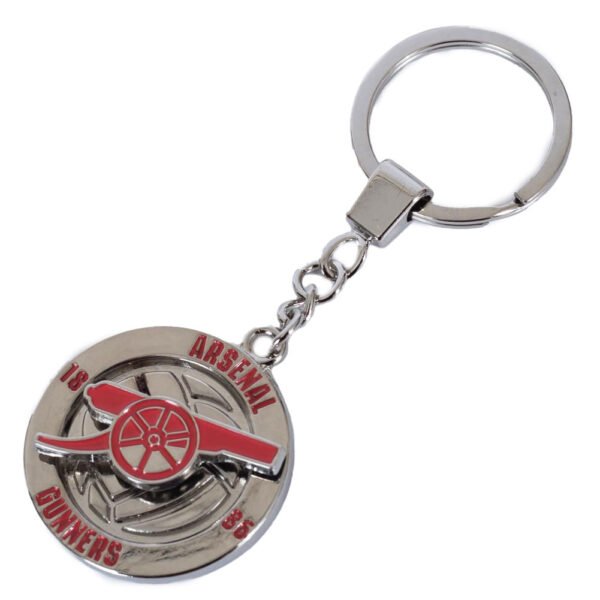 TM-07409-Arsenal-FC-Fidget-Spinner-Keyring Official Arsenal FC Fidget Spinner Keyring