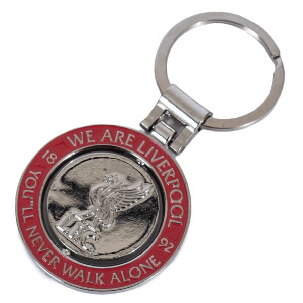 Official Liverpool FC Crest Spinner Keyring