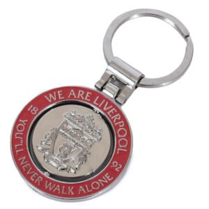 Official Liverpool FC Crest Spinner Keyring