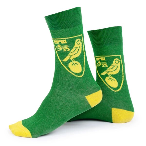 TM-07422-Norwich-City-FC-Twin-Pack-Dress-Socks-1 Official Norwich City FC Twin Pack Dress Socks 7-11