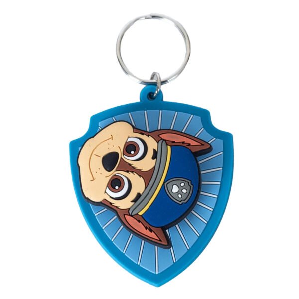 TM-07426-Paw-Patrol-Chase-Spinning-PVC-Keyring-1 Official Paw Patrol Chase PVC Spinner Keyring