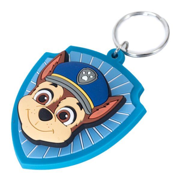 TM-07426-Paw-Patrol-Chase-Spinning-PVC-Keyring-2 Official Paw Patrol Chase PVC Spinner Keyring