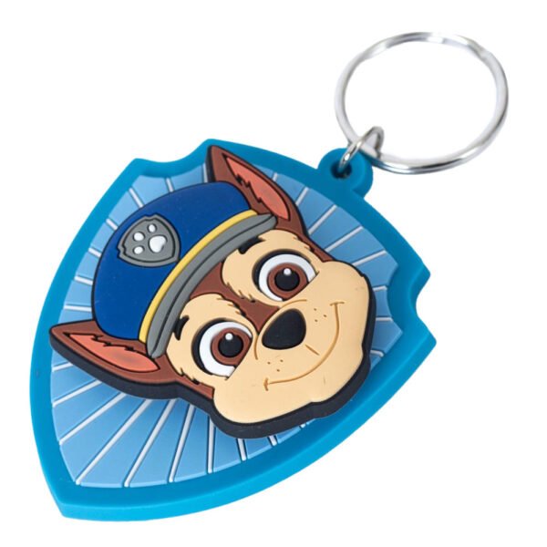 TM-07426-Paw-Patrol-Chase-Spinning-PVC-Keyring-3 Official Paw Patrol Chase PVC Spinner Keyring