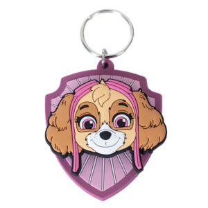 TM-07427-Paw-Patrol-Skye-Spinning-PVC-Keyring Official Paw Patrol Skye PVC Spinner Keyring