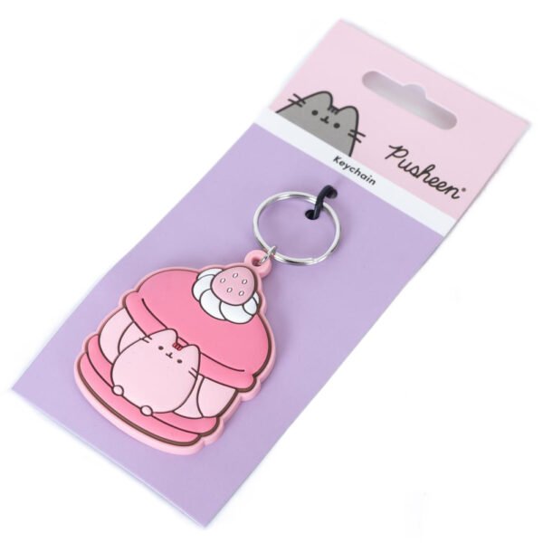 Official Pusheen Strawberry PVC Keyring