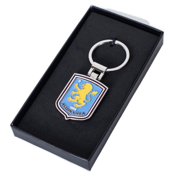 TM-07442-Aston-Villa-FC-Boxed-Crest-Keyring-2 Official Aston Villa FC Boxed Crest Keyring