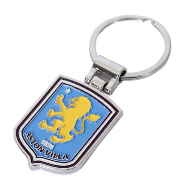 TM-07442-Aston-Villa-FC-Boxed-Crest-Keyring Official Aston Villa FC Boxed Crest Keyring