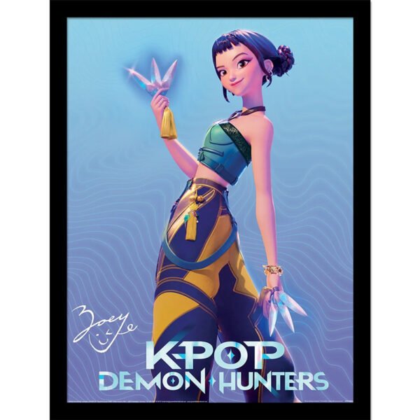 Official K-POP Demon Hunters Zoey Picture 16 x 12