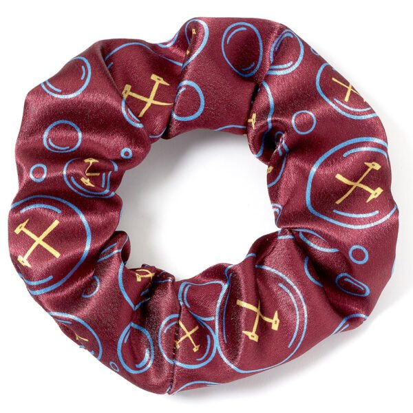 TM-07453-West-ham-United-FC-Hair-Scrunchie Official West Ham United FC Hair Scrunchie