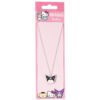TM-07460-Hello-Kitty-Silver-Plated-Necklace-Kuromi-2 Official Kuromi Silver Plated Necklace