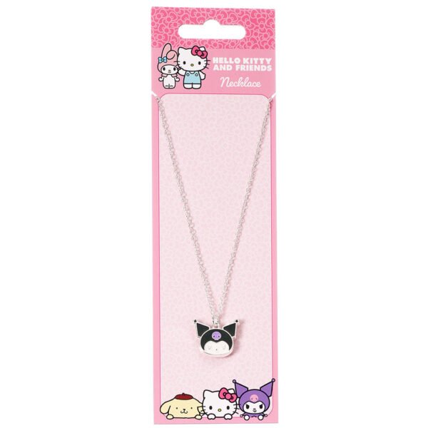 TM-07460-Hello-Kitty-Silver-Plated-Necklace-Kuromi-2 Official Kuromi Silver Plated Necklace