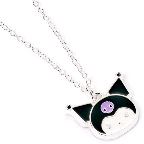 TM-07460-Hello-Kitty-Silver-Plated-Necklace-Kuromi Official Kuromi Silver Plated Necklace