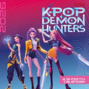 TM-07473-K-Pop-Demon-Hunters-Huntrix-Square-Calendar-2026 Official K-POP Demon Hunters Huntrix Square Calendar 2026