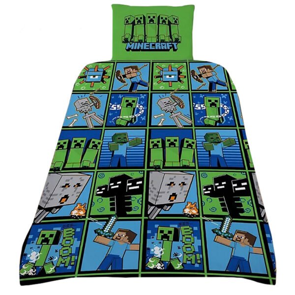 TM-07482-Minecraft-Single-Duvet-Set Official Minecraft Single Duvet Set