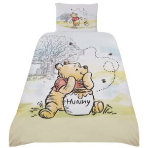 TM-07484-Winnie-The-Pooh-Single-Duvet-Set Official Winnie The Pooh Single Duvet Set
