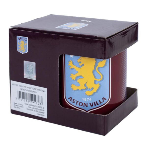 TM-07504-Aston-Villa-FC-Halftone-Mug-3 Official Aston Villa FC Halftone Mug