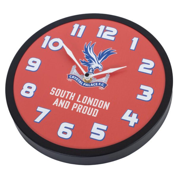 TM-07511-Crystal-Palace-FC-Wall-Clock-2 Official Crystal Palace FC Wall Clock