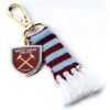 TM-07533-West-Ham-United-FC-Bar-Scarf-Bag-Charm Official Wolverhampton Wanderers FC West Ham United FC Bar Scarf Bag Charm