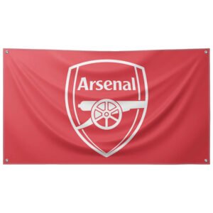 Official Arsenal FC Core Crest Flag