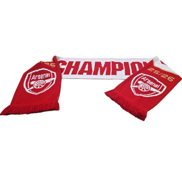 TM-07807-Arsenal-FC-Champions-Scarf Official Arsenal FC Champions Scarf