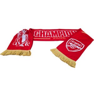 Official Arsenal FC Gold Premier League Champions Scarf