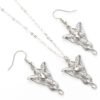 Official The Lord Of The Rings Evenstar Necklace & Earrings Gift Box