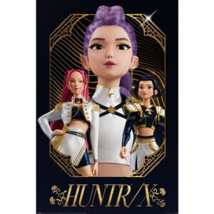 TM-07838-K-POP-Demon-Hunters-Golden-Poster-72 Official K-POP Demon Hunters Golden Poster 72