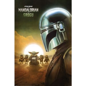 TM-07839-Star-Wars-The-Mandalorian-and-Grogu-Poster-Sunset-73 Official Star Wars: The Mandalorian and Grogu Poster Sunset 73