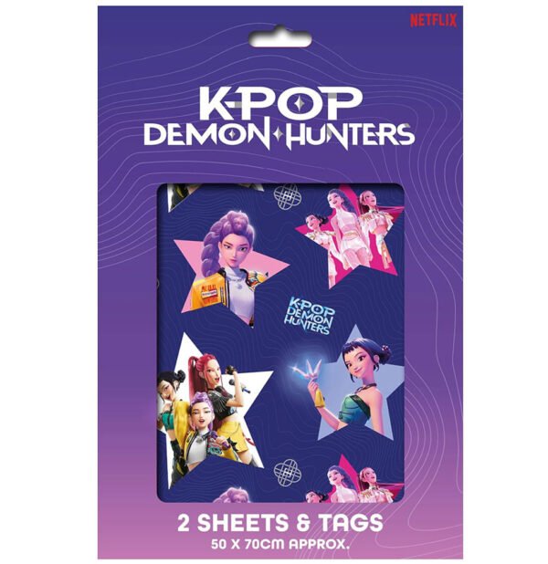Official K-POP Demon Hunters Gift Wrap