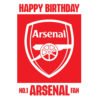 Official Arsenal FC 3D Lenticular Birthday Card